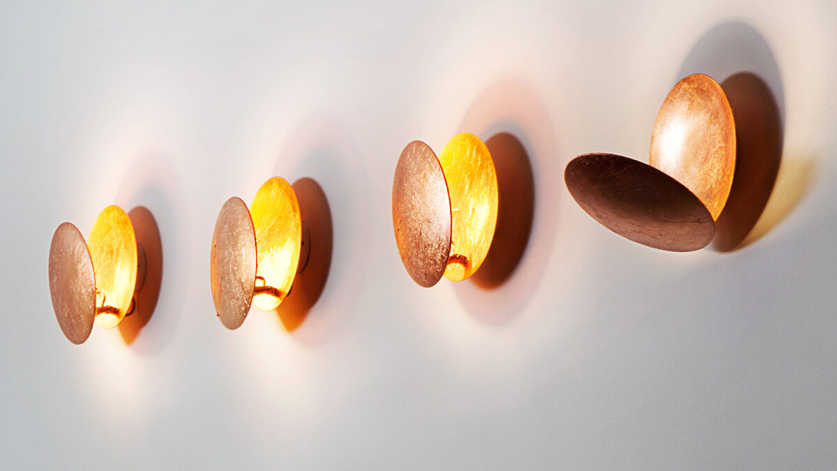 Lampe murale mobile