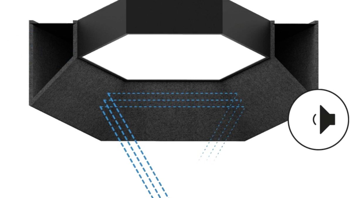 Luminaire acoustique design