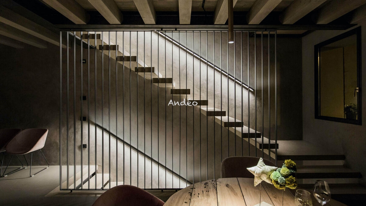 Rampe d'escalier design
