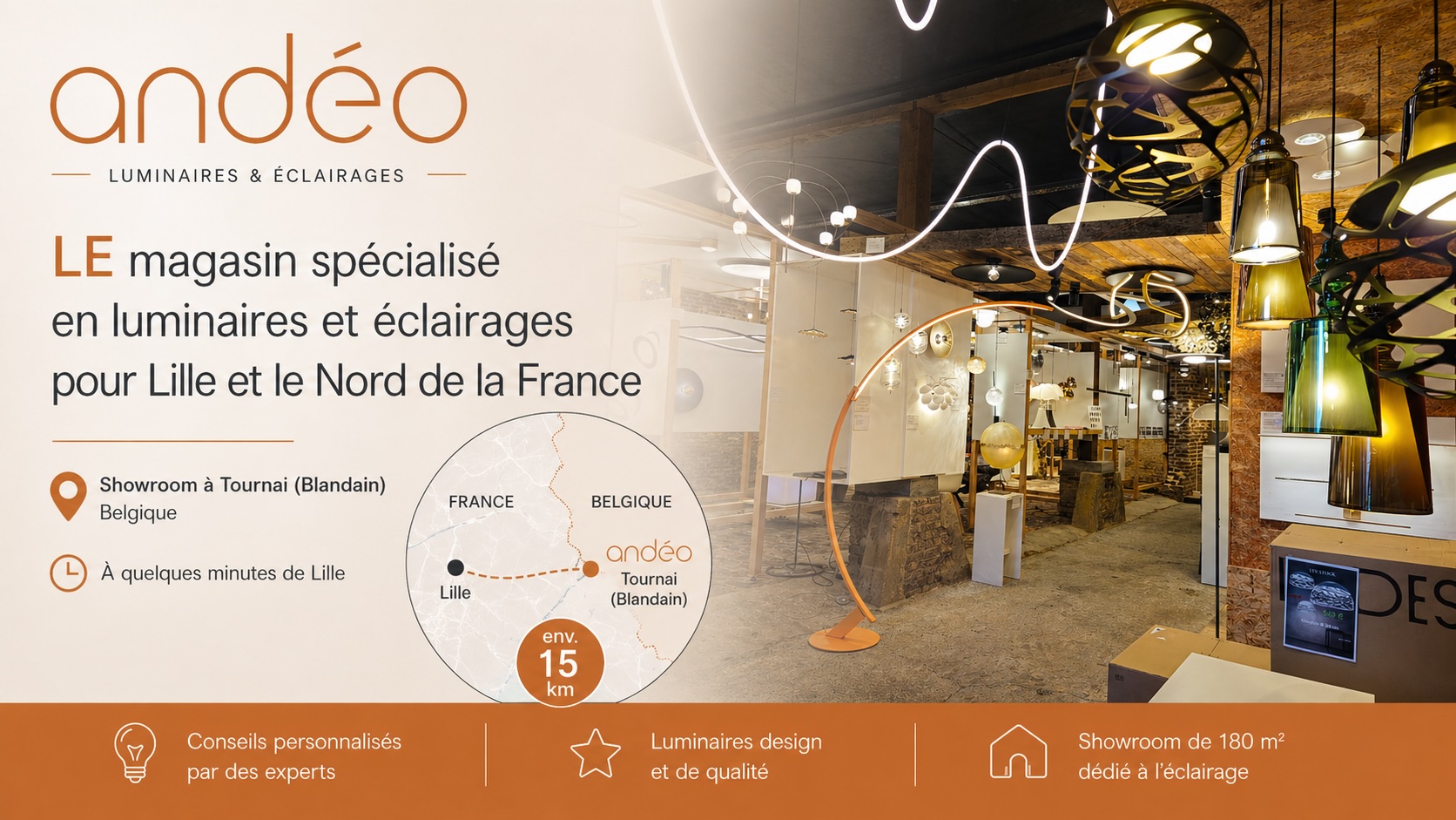 Magasin Luminaires Eclairages Lille Nord France